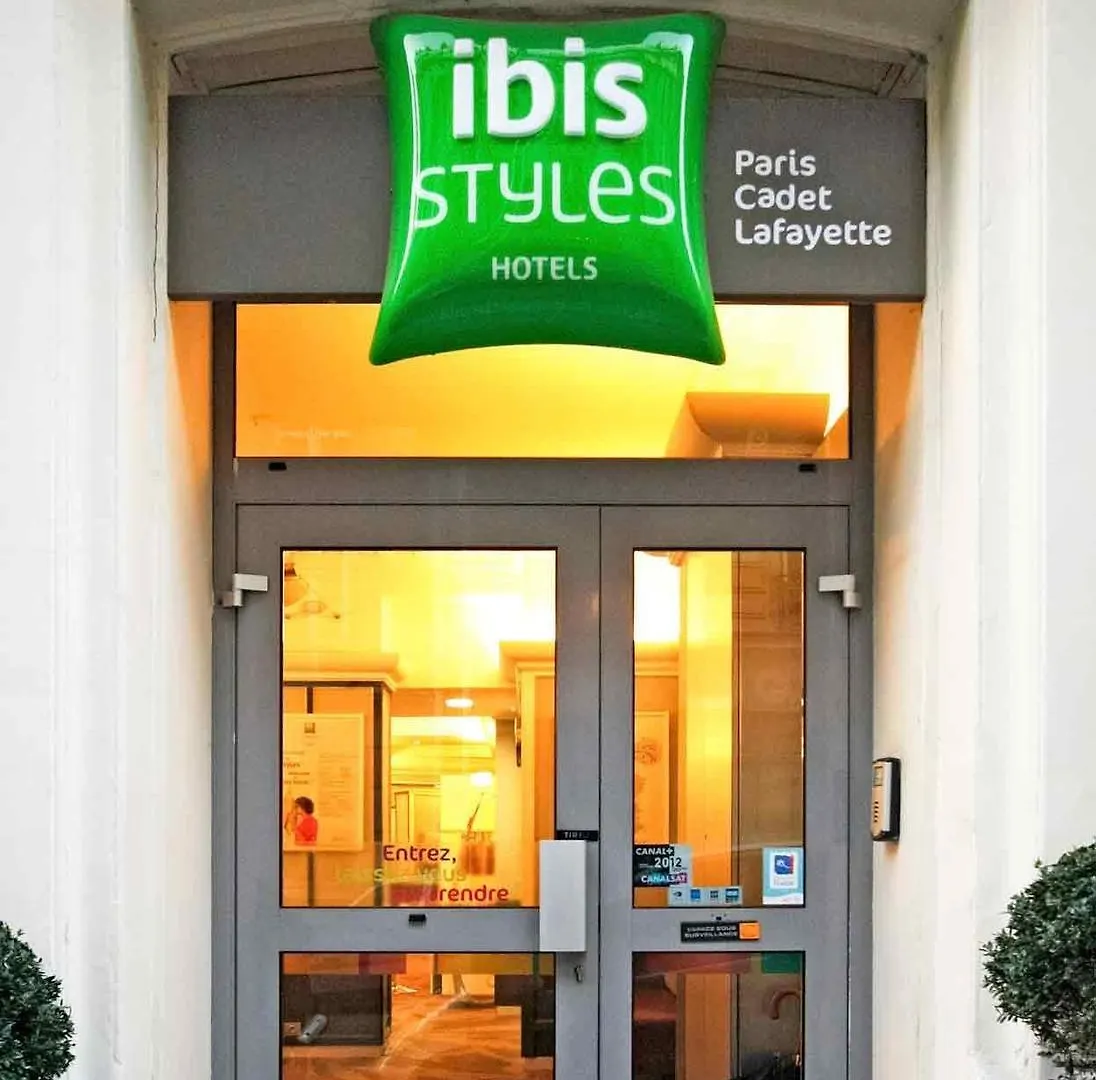 Ibis Styles Cadet Lafayette 3* Paris